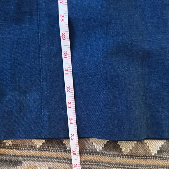 A.P.C. Navy and Light Blue Jean Dress - Picture 5 of 5